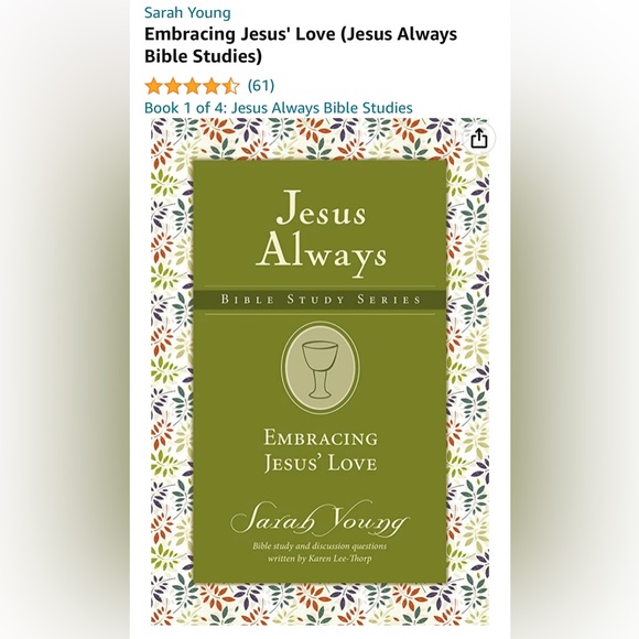 Set of 3 by Sarah Young - Jesus Calling + Dear Jesus + Jesus Always Workbook - Picture 17 of 17